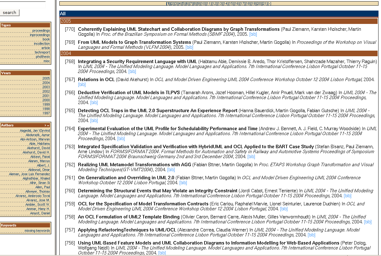 bibtexbrowser screenshot